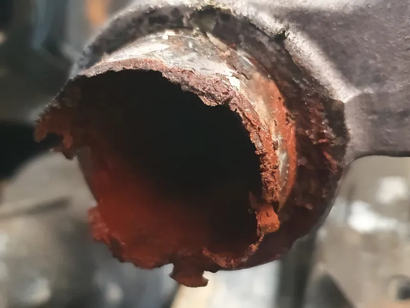 before rust repairs